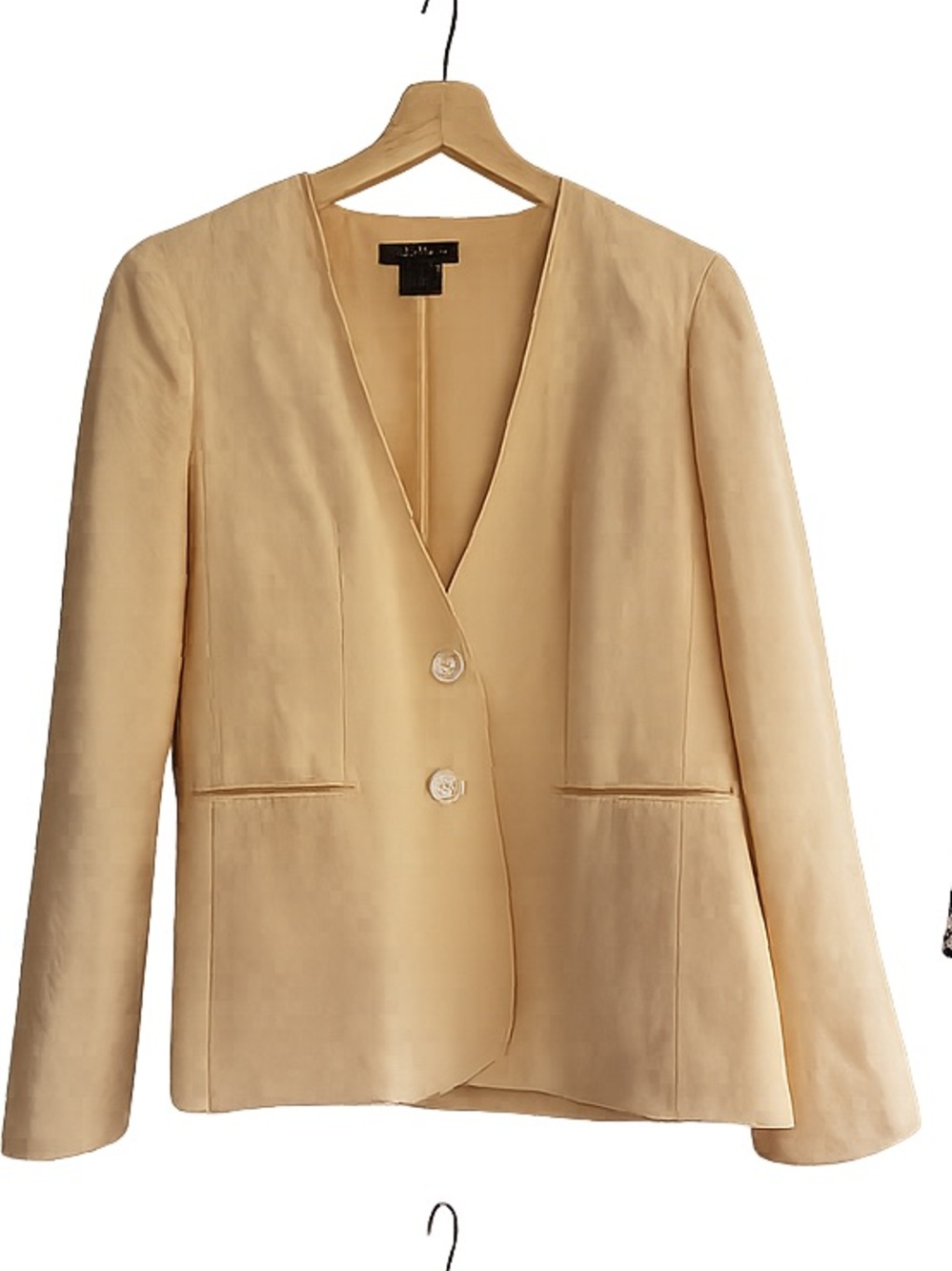 Women’s butter yellow Tailored Linen Blazer
